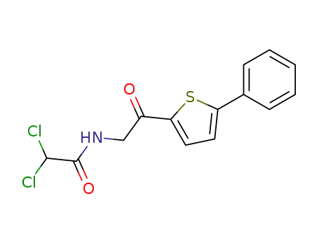 2-(dichloroacetyl-amino)-1-(5-phenyl-[2]thienyl)-ethanone