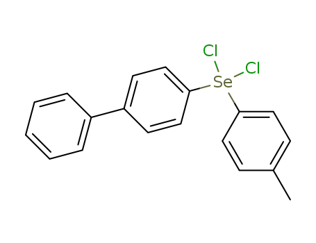 biphenyl-4-yl-dichloro-<i>p</i>-tolyl-λ<sup>4</sup>-selane
