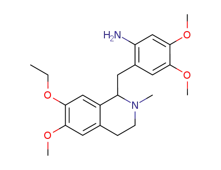 2-(7-ethoxy-6-methoxy-2-methyl-1,2,3,4-tetrahydro-[1]isoquinolylmethyl)-4,5-dimethoxy-aniline