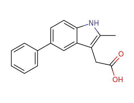 1H-Indole-3-aceticacid, 2-methyl-5-phenyl- cas  6306-05-4