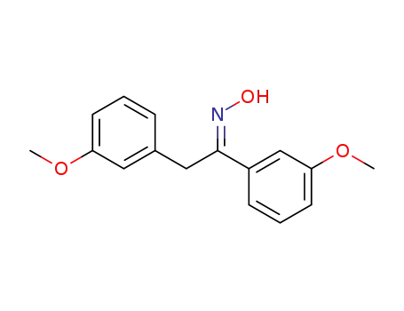Molecular Structure of 5471-44-3 ((NZ)-N-[1,2-bis(3-methoxyphenyl)ethylidene]hydroxylamine)