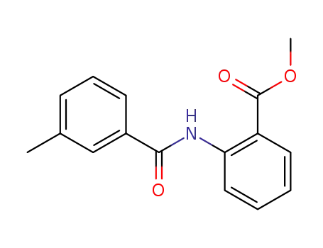 Molecular Structure of 75541-73-0 (methyl2-[(3-methylbenzoyl)amino]benzoate)