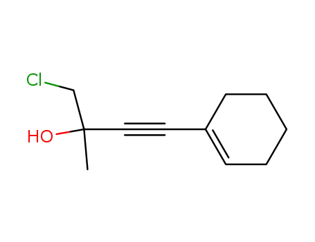 1-chloro-4-cyclohex-1-enyl-2-methyl-but-3-yn-2-ol