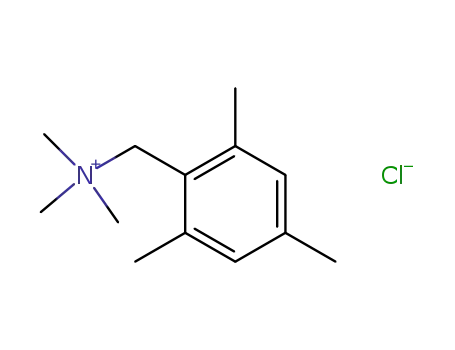 Molecular Structure of 109444-41-9 (trimethyl-(2,4,6-trimethyl-benzyl)-ammonium; chloride)