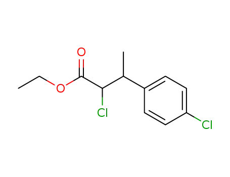 2-chloro-3-(4-chloro-phenyl)-butyric acid ethyl ester