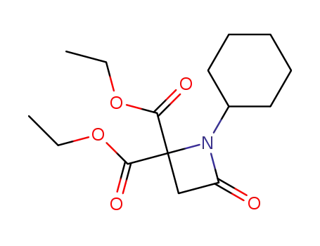 1-cyclohexyl-4-oxo-azetidine-2,2-dicarboxylic acid diethyl ester