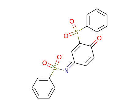 <i>N</i>-(3-benzenesulfonyl-4-oxo-cyclohexa-2,5-dienylidene)-benzenesulfonamide