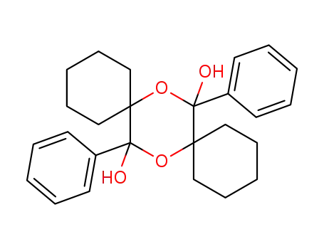 Molecular Structure of 412346-08-8 (8,16-diphenyl-7,15-dioxa-dispiro[5.2.5.2]hexadecane-8,16-diol)