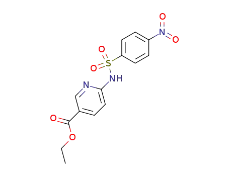 6-(4-nitro-benzenesulfonylamino)-nicotinic acid ethyl ester