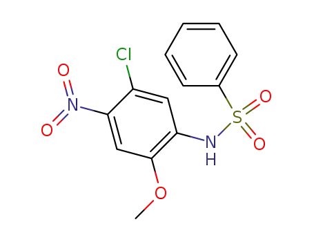 benzenesulfonic acid-(5-chloro-2-methoxy-4-nitro-anilide)