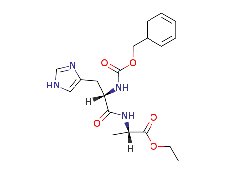 <i>N</i>-(<i>N</i><sup>α</sup>-benzyloxycarbonyl-L-histidyl)-L-alanin-ethyl ester