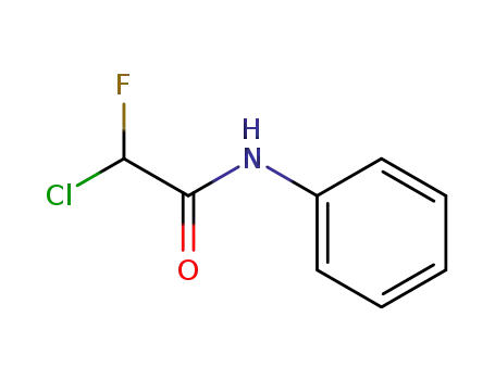 Molecular Structure of 500-71-0 (2-chloro-2-fluoro-N-phenylacetamide)