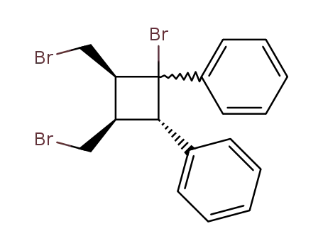 1ξ-bromo-2<i>r</i>,3<i>c</i>-bis-bromomethyl-1ξ,4<i>t</i>-diphenyl-cyclobutane