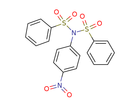 N-(benzenesulfonyl)-N-(4-nitrophenyl)benzenesulfonamide cas  6335-05-3