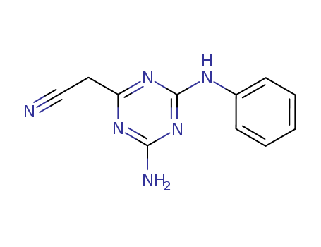 (4-AMINO-6-(PHENYLAMINO)-1,3,5-TRIAZIN-2-YL)ACETONITRILECAS