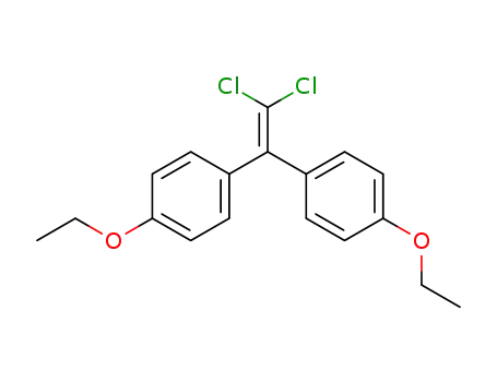 Molecular Structure of 2132-71-0 (Benzene, 1,1'-(dichloroethenylidene)bis[4-ethoxy-)