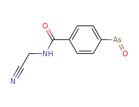 Benzamide,4-arsenoso-N-(cyanomethyl)- cas  5425-13-8