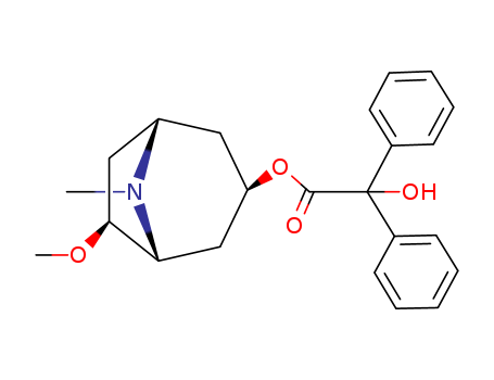 Benzeneacetic acid, a-hydroxy-a-phenyl-,6-methoxy-8-methyl-8-azabicyclo[3.2.1]oct-3-yl ester