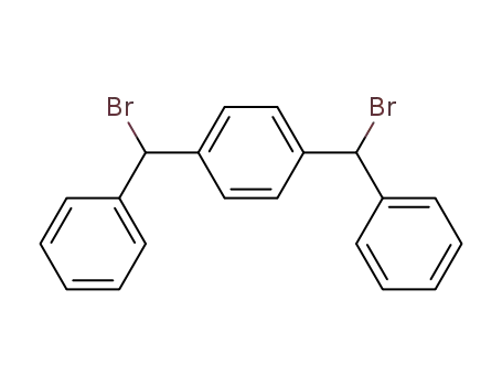 Molecular Structure of 66837-44-3 (Benzene, 1,4-bis(bromophenylmethyl)-)