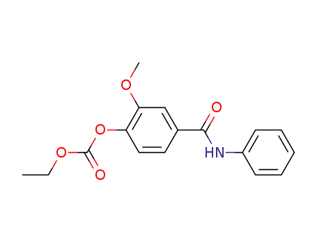 4-ethoxycarbonyloxy-3-methoxy-benzoic acid anilide