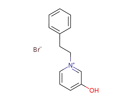 Molecular Structure of 18097-01-3 (3-hydroxy-1-phenethyl-pyridinium; bromide)
