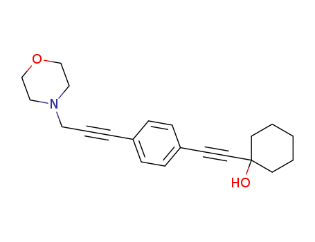 1-[[p-(3-모르폴리노-1-프로피닐)페닐]에티닐]-1-사이클로헥산올