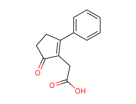 2-(5-oxo-2-phenyl-1-cyclopentenyl)acetic acid