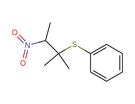 Molecular Structure of 857954-58-6 ((1,1-dimethyl-2-nitro-propyl)-phenyl sulfide)
