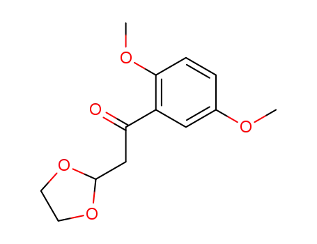 1-(2,5-dimethoxy-phenyl)-2-[1,3]dioxolan-2-yl-ethanone