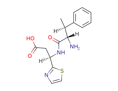 2-Thiazolepropanoic acid, b-[(2-amino-1-oxo-3-phenylbutyl)amino]-