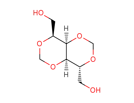 Molecular Structure of 5334-20-3 (2,4:3,5-DI-O-METHYLENE-L-IDITOL)