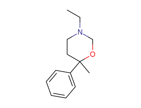 Molecular Structure of 58215-92-2 (3-ethyl-6-methyl-6-phenyl-[1,3]oxazinane)