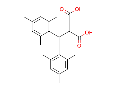 (2,4,6,2',4',6'-hexamethyl-benzhydryl)-malonic acid