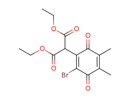 (2-bromo-4,5-dimethyl-3,6-dioxo-cyclohexa-1,4-dienyl)-malonic acid diethyl ester