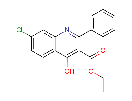 3-QUINOLINECARBOXYLIC ACID,7-CHLORO-4-HYDROXY-2-PHENYL-,ETHYL ESTER