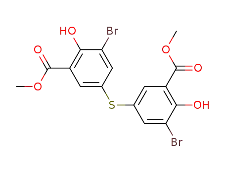 Benzoic acid, 3,3'-thiobis[5-bromo-6-hydroxy-, dimethyl ester