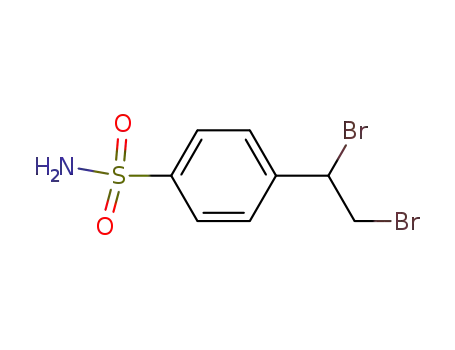 4-(1,2-dibromo-ethyl)-benzenesulfonic acid amide