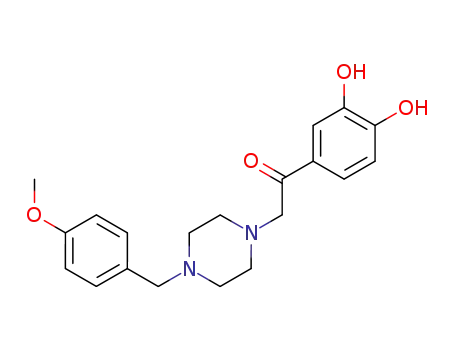 1-(3,4-dihydroxy-phenyl)-2-[4-(4-methoxy-benzyl)-piperazino]-ethanone
