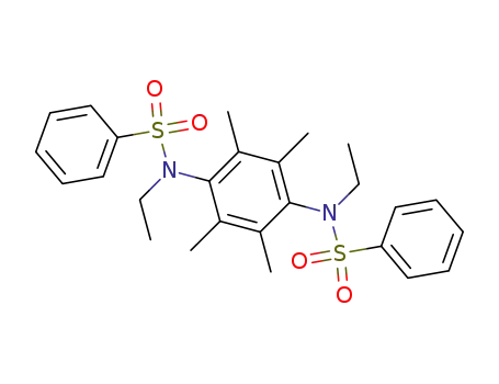 <i>cis</i>-<i>N</i>,<i>N'</i>-diethyl-<i>N</i>,<i>N'</i>-(tetramethyl-<i>p</i>-phenylene)-bis-benzenesulfonamide
