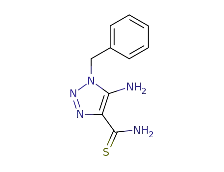 Molecular Structure of 20271-34-5 (5-amino-1-benzyl-1H-1,2,3-triazole-4-carbothioamide)