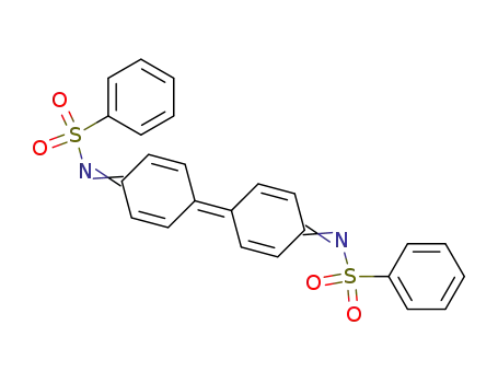 <i>N</i>,<i>N</i>'-[3,3']bicyclohexa-1,4-dienylidene-6,6'-diylidene-bis-benzenesulfonamide