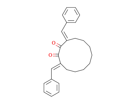 3,12-dibenzylidene-cyclododecane-1,2-dione