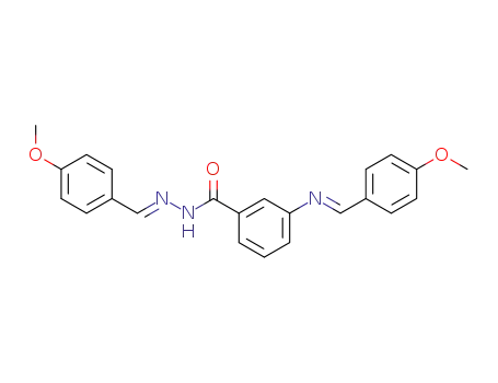 3-(4-methoxy-benzylidenamino)-benzoic acid-(4-methoxy-benzylidenehydrazide)