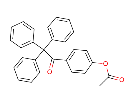 1-(4-acetoxy-phenyl)-2,2,2-triphenyl-ethanone