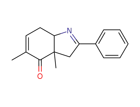 3a,5-dimethyl-2-phenyl-3,3a,7,7a-tetrahydro-4H-indol-4-one