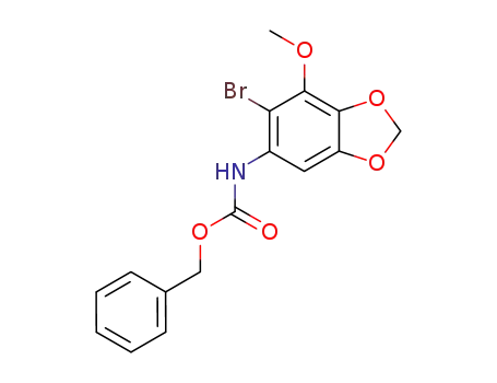 (6-bromo-7-methoxy-benzo[1,3]dioxol-5-yl)-carbamic acid benzyl ester