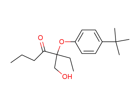 3-(4-<i>tert</i>-butyl-phenoxy)-3-hydroxymethyl-heptan-4-one