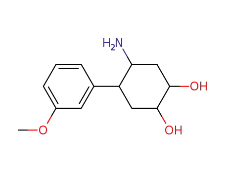 4-amino-5-(3-methoxy-phenyl)-cyclohexane-1,2-diol