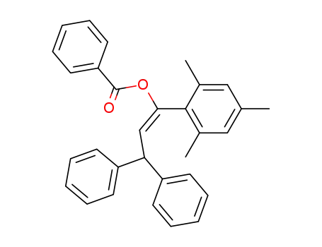 1<i>t</i>-benzoyloxy-1<i>c</i>-mesityl-3,3-diphenyl-propene