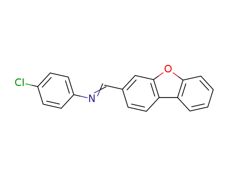 Benzenamine, 4-chloro-N-(3-dibenzofuranylmethylene)-